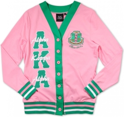 View Buying Options For The Big Boy Alpha Kappa Alpha Divine 9 S11 Light Weight Ladies Cardigan