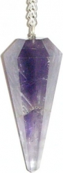 View Buying Options For The Amethyst Gemstone Pendulum