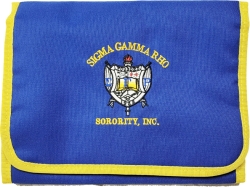 View Product Detials For The Buffalo Dallas Sigma Gamma Rho Cosmetic Bag