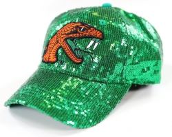 View Product Detials For The Big Boy Florida A&M Rattlers S143 Ladies Sequins Cap