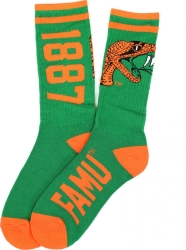 View Buying Options For The Big Boy Florida A&M Rattlers S4 Mens Athletic Socks