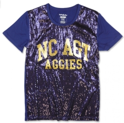 View Buying Options For The Big Boy North Carolina A&T Aggies S5 Ladies Sequins Tee
