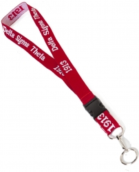 View Buying Options For The Delta Sigma Theta Classic Woven Embroidered Lanyard