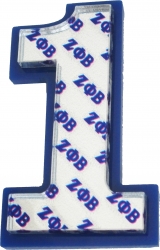 View Buying Options For The Zeta Phi Beta Acrylic Line #1 Pin