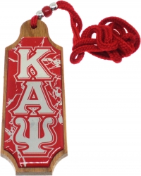 View Product Detials For The Kappa Alpha Psi Domed Wood Medallion