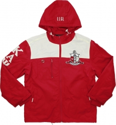 View Buying Options For The Big Boy Kappa Alpha Psi Divine 9 S5 Hooded Mens Windbreaker Jacket