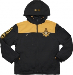 View Buying Options For The Big Boy Prince Hall Mason Divine S4 Mens Hooded Windbreaker Jacket