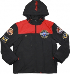 View Buying Options For The Big Boy Tuskegee Airmen S5 Mens Hooded Windbreaker Jacket