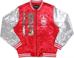 View Buying Options For The Big Boy Delta Sigma Theta Divine 9 S3 Satin Ladies Sequins Jacket