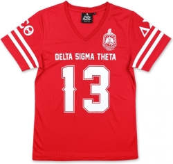 View Buying Options For The Big Boy Delta Sigma Theta Divine 9 Womens Football Jersey Tee
