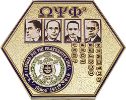 View Buying Options For The Omega Psi Phi Founders Hexagon Lapel Pin