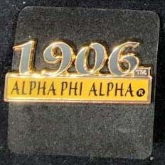 View Buying Options For The Alpha Phi Alpha 1906 Bar Design Lapel Pin