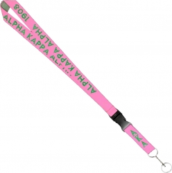 View Buying Options For The Alpha Kappa Alpha Woven Lanyard Keychain