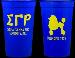 View Product Detials For The Sigma Gamma Rho Plastic Stadium Cups [Pre-Pack]