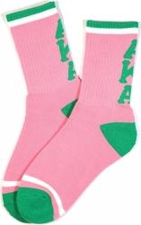 View Buying Options For The Big Boy Alpha Kappa Alpha Divine 9 S4 Womens Athletic Socks