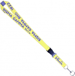 View Buying Options For The Sigma Gamma Rho Break Away Woven Lanyard