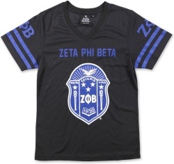 View Buying Options For The Big Boy Zeta Phi Beta Divine 9 Womens Football Jersey Tee