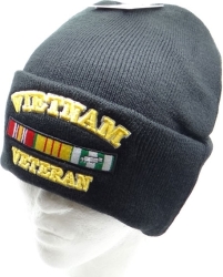 View Buying Options For The Vietnam Veteran Ribbon Mens Cuffed Beanie Cap