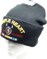 View Buying Options For The Vietnam Veteran Heart Mens Cuffed Beanie Cap