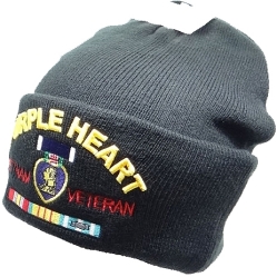 View Buying Options For The Vietnam Veteran Purple Heart Mens Cuffed Beanie Cap