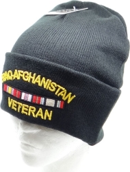 View Product Detials For The Iraq-Afghanistan Veteran M027 Mens Cuffed Beanie Cap