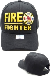 View Product Detials For The Fire Fighter Fire Rescue Emblem Mens Cap