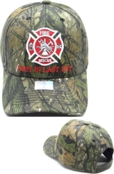 View Product Detials For The Fire Rescue Emblem First In Last Out Mens Cap