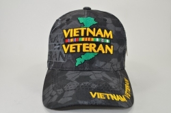 View Buying Options For The Vietnam Veteran Map Snake Skin Camo Mens Cap