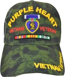 View Buying Options For The Purple Heart Vietnam Veteran Snake Skin Camo Mens Cap