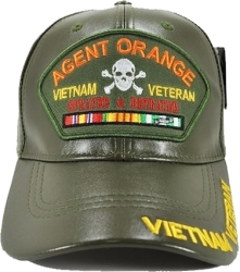 View Buying Options For The Agent Orange Patch Vietnam Veteran Mens Vinyl Leather Cap