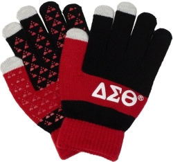 View Buying Options For The Delta Sigma Theta Knit Texting Gloves