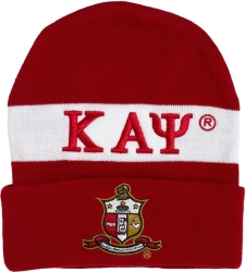 View Buying Options For The Kappa Alpha Psi Embroidered Knit Beanie