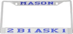 View Buying Options For The Mason 2B1 ASK1 License Plate Frame