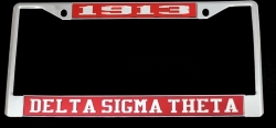 View Buying Options For The Delta Sigma Theta Year 1913 License Plate Frame