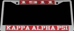 View Buying Options For The Kappa Alpha Psi Year 1911 License Plate Frame