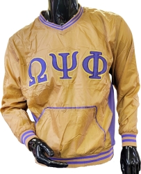 View Product Detials For The Buffalo Dallas Omega Psi Phi Windbreaker Pullover Jacket