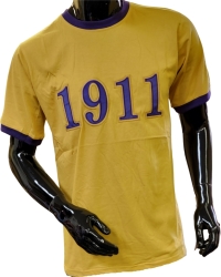 View Product Detials For The Buffalo Dallas Omega Psi Phi 1911 Ringer T-Shirt