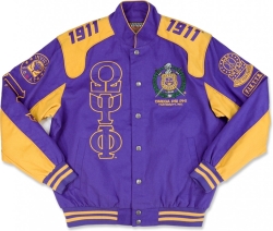 View Buying Options For The Big Boy Omega Psi Phi Divine 9 S11 Mens Racing Twill Jacket