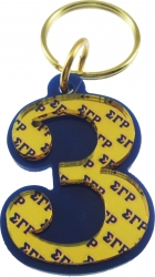 View Buying Options For The Sigma Gamma Rho Color Mirror Line #3 Keychain