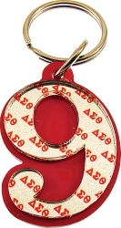 View Buying Options For The Delta Sigma Theta Color Mirror Line #9 Keychain