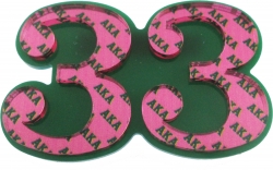 View Buying Options For The Alpha Kappa Alpha Acrylic Line #33 Mirror Pin