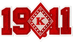 View Product Detials For The Kappa Alpha Psi Diamond 1911 Chenille Sew-On Patch