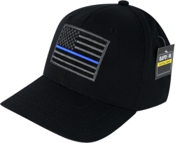 View Buying Options For The RapDom Thin Blue Line Embroidered Flag Ripstop Mens Cap