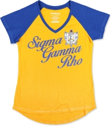 View Buying Options For The Big Boy Sigma Gamma Rho Divine 9 S2 V-Neck Ladies Tee