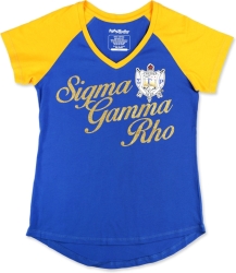 View Buying Options For The Big Boy Sigma Gamma Rho Divine 9 S2 V-Neck Ladies Tee