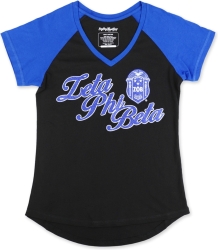 View Buying Options For The Big Boy Zeta Phi Beta Divine 9 S2 V-Neck Ladies Tee