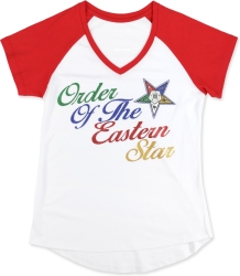 View Buying Options For The Big Boy Eastern Star Divine S2 V-Neck Ladies Tee