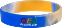 View Buying Options For The Eastern Star Tie-Dye Silicone Wristband [Pre-Pack]