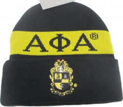 View Buying Options For The Alpha Phi Alpha Fraternity Mens Knit Beanie