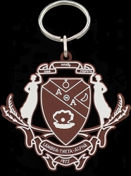 View Buying Options For The Lambda Theta Alpha PVC Crest Key Chain